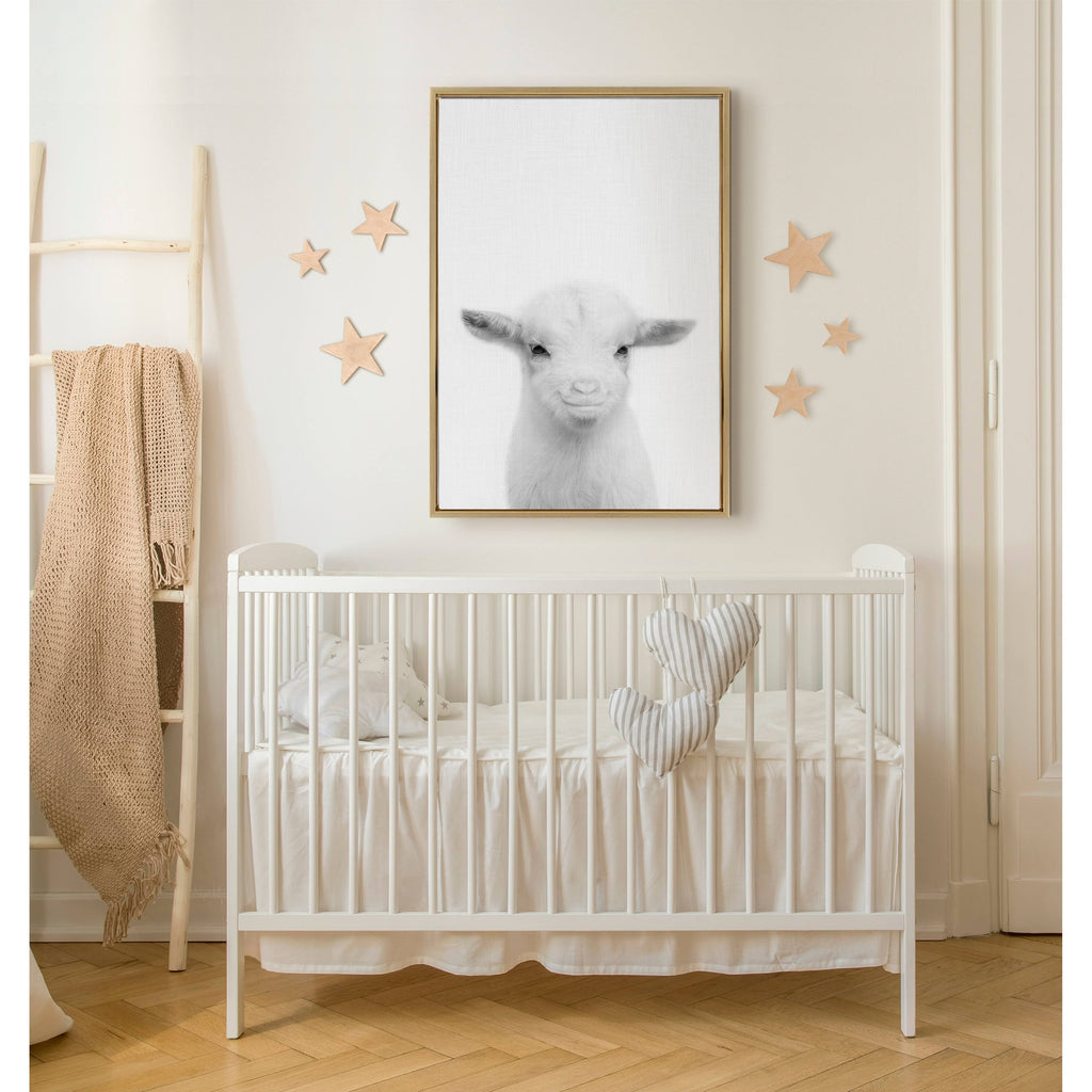 Gray Framed Canvas S865