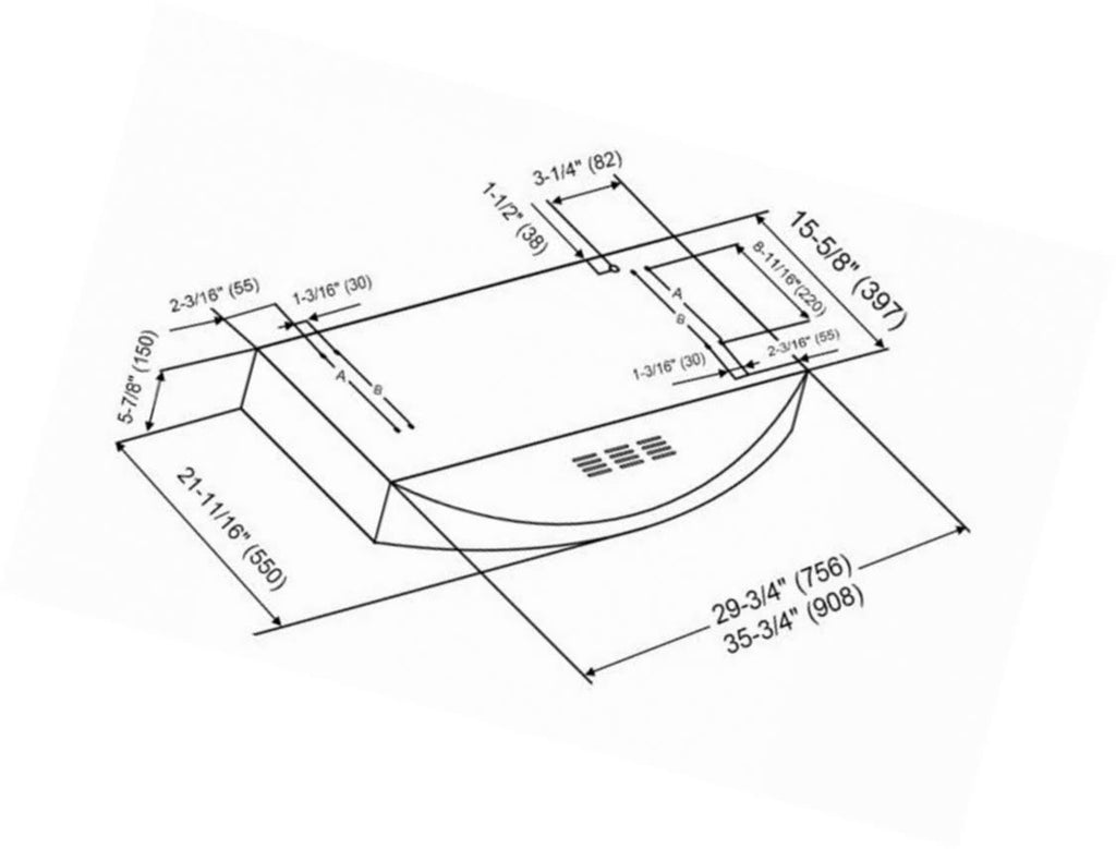 30 in. Under Cabinet Range Hood A199