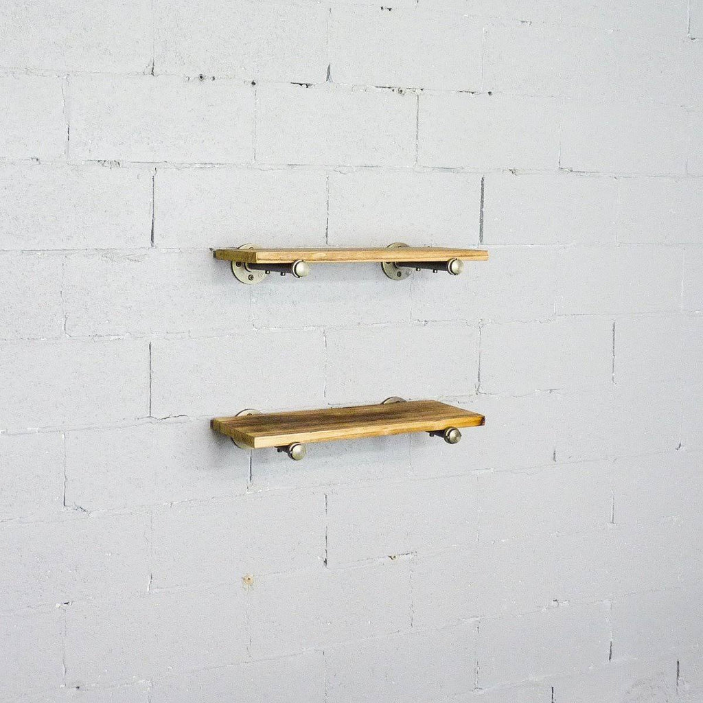 2-Piece Industrial Farmhouse Wall Shelf Set N802