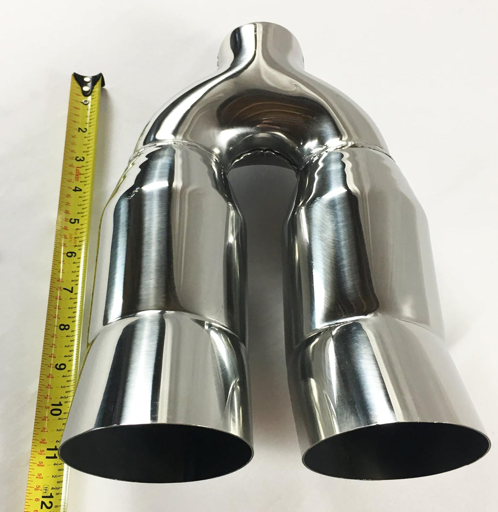 Stainless Steel Slant Exhaust Tip Pack of 2 Q1542