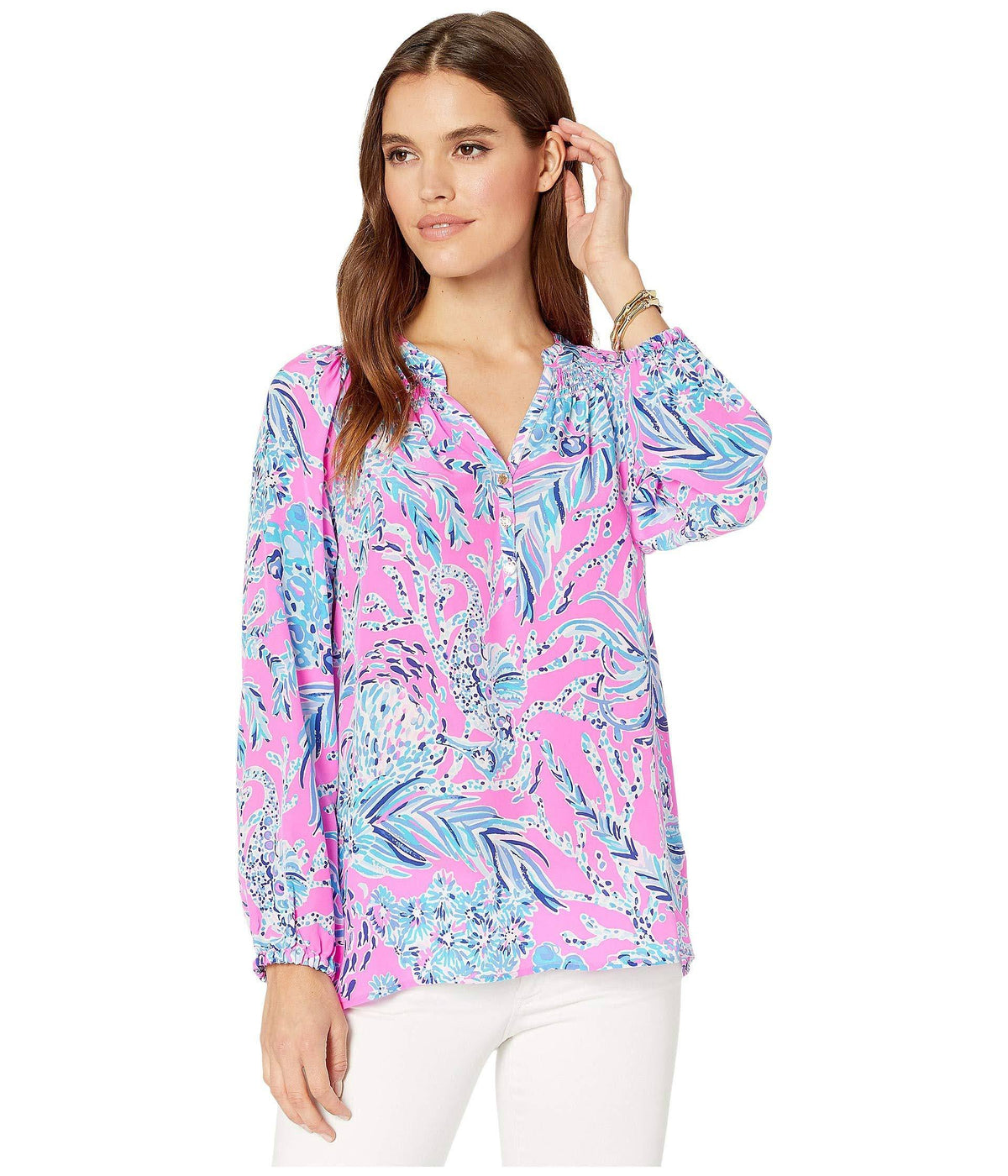 Elsa Top Mandevilla Pink Xxs R526