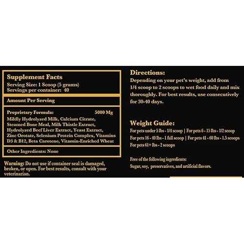Nursing and Lactation Supplement for Dogs and Cats Z657