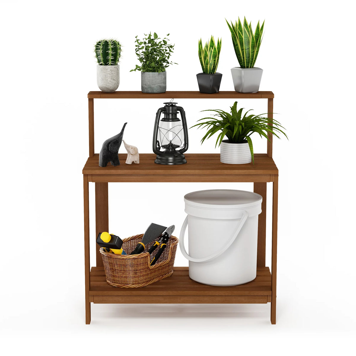 Natural Wood Potting Bench V7992