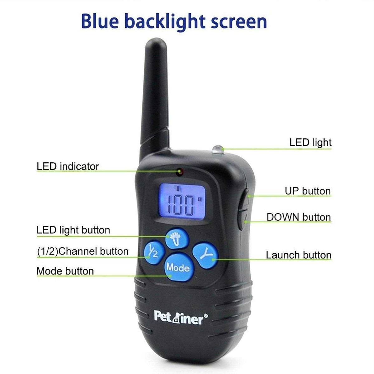 Waterproof Rechargeable 2 Dog Training Collar R77266