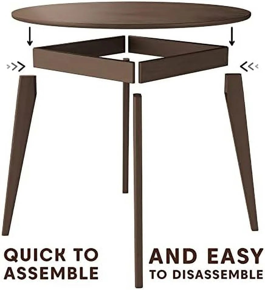 Round Solid Wood Dining Table 40 inch N948784