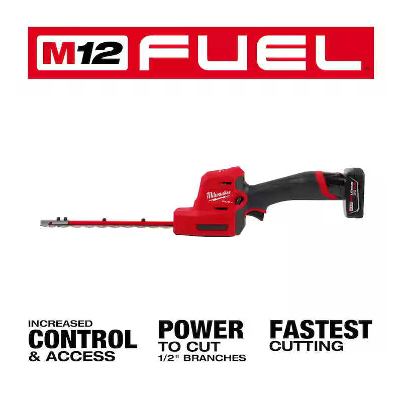 12V Lithium-Ion Brushless Cordless Pruning Saw with Hedge Trimmer Kit V327