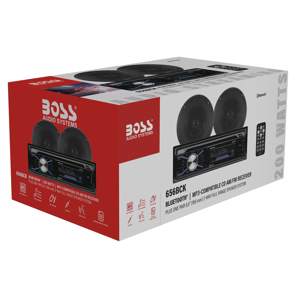 Single Din Car Stereo and Speakers S666
