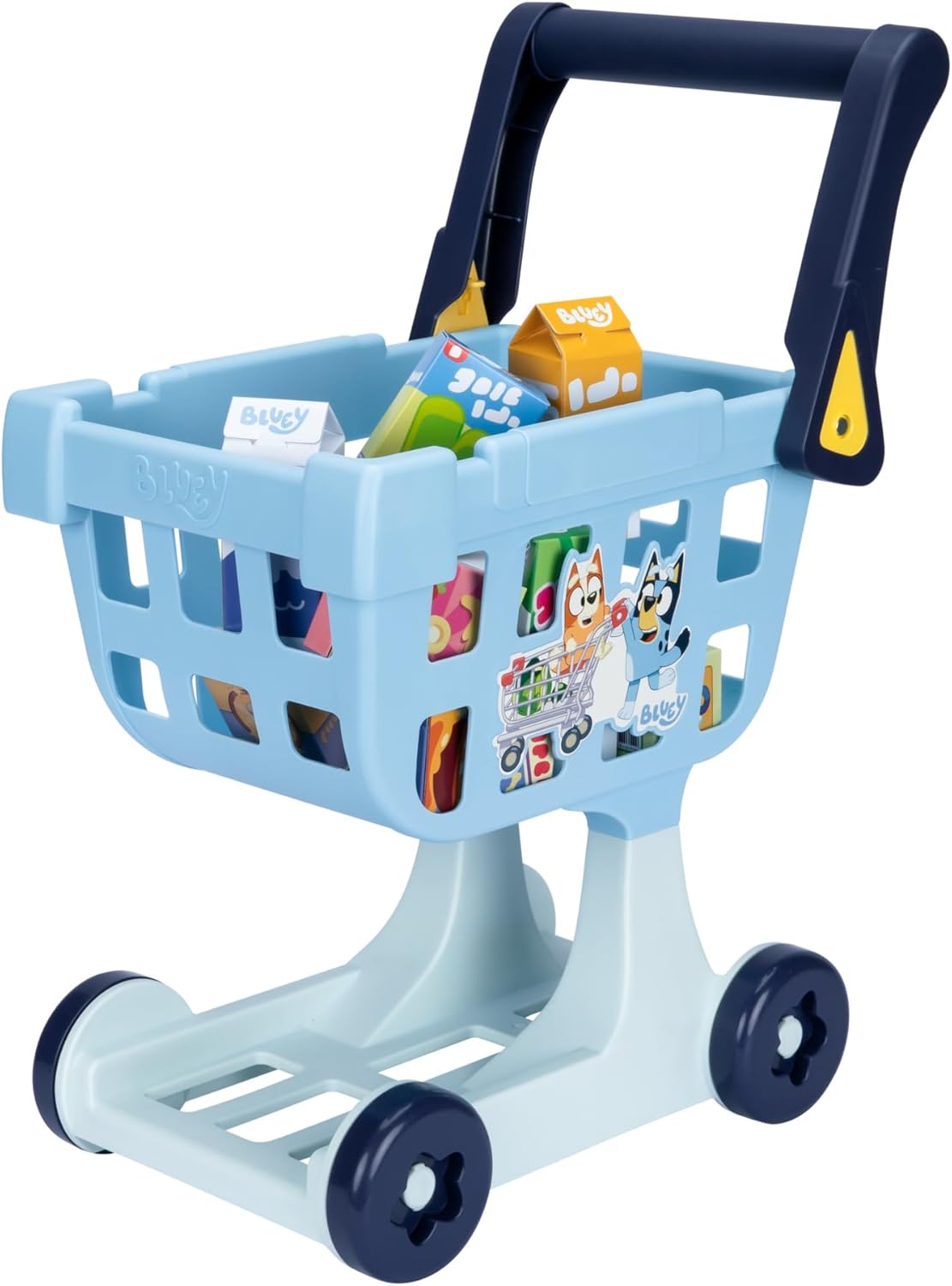 19.3 Inch Tall Shopping Trolley with 8 Cardboard Goods L359804
