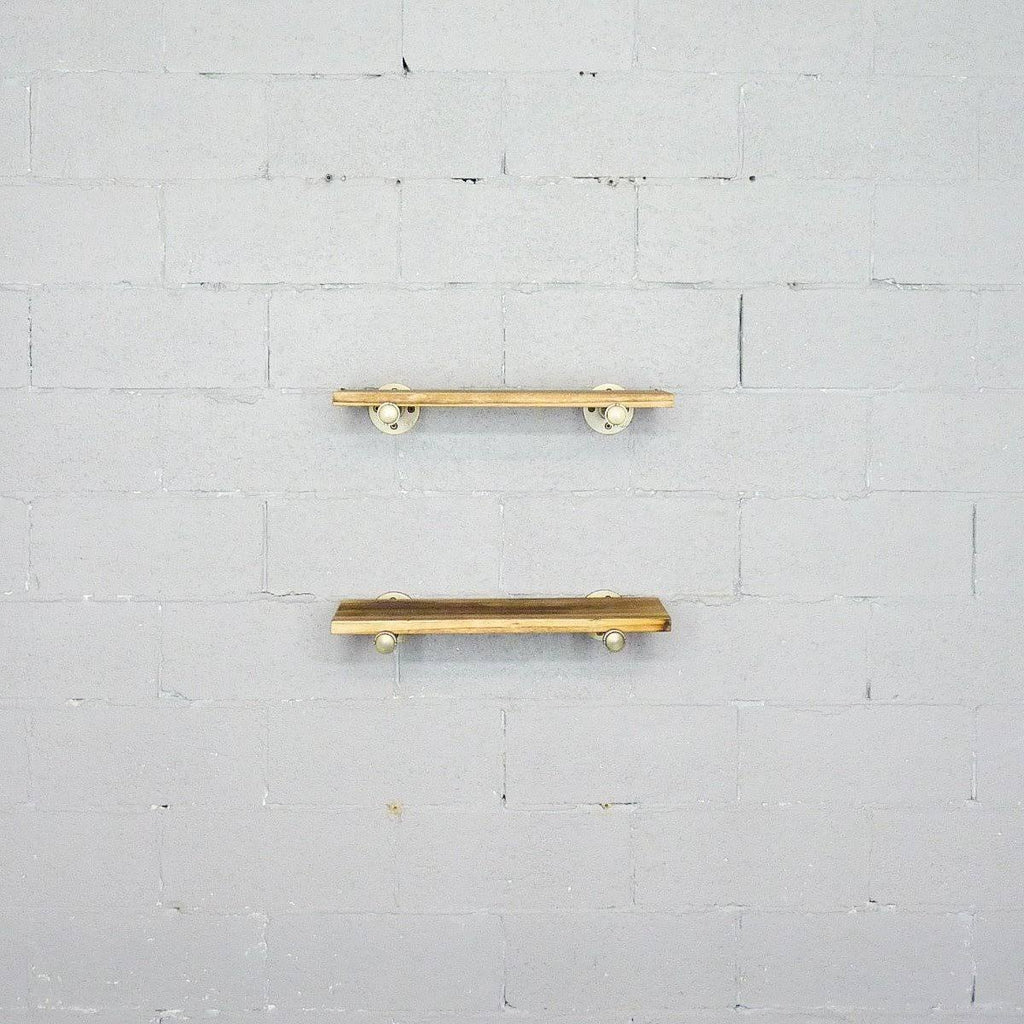 2-Piece Industrial Farmhouse Wall Shelf Set N802