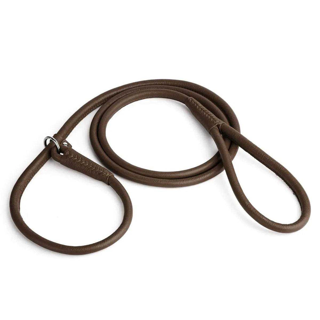Leather Round Slip Lead N1543