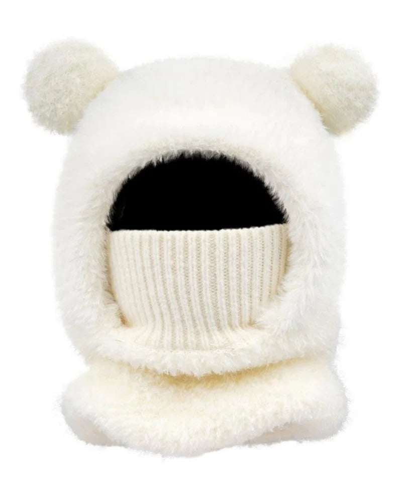 Windproof Thermal Hat with Bear Ears I417534