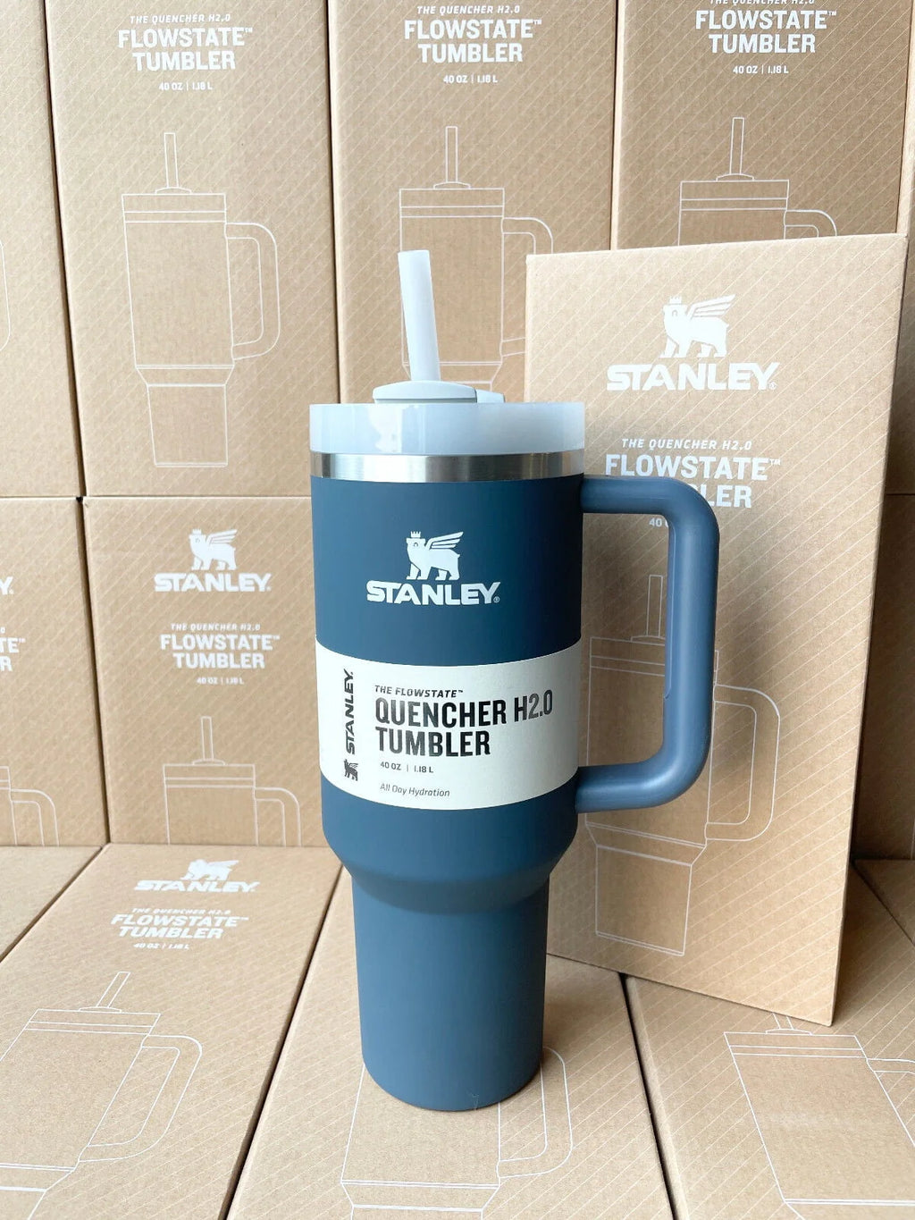 40oz Stainless Steel Tumbler Navy Blue A179102