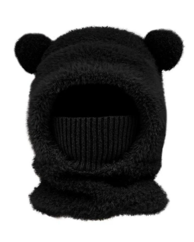 Windproof Thermal Hat with Bear Ears I417534
