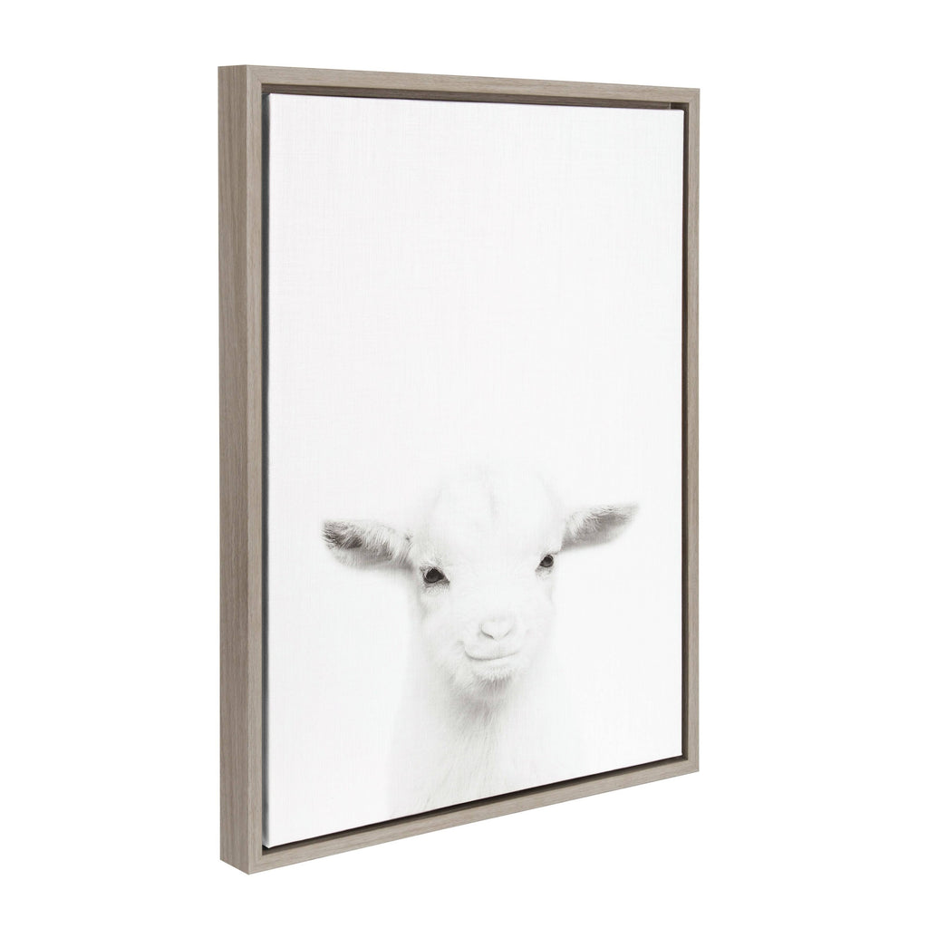 Gray Framed Canvas S865