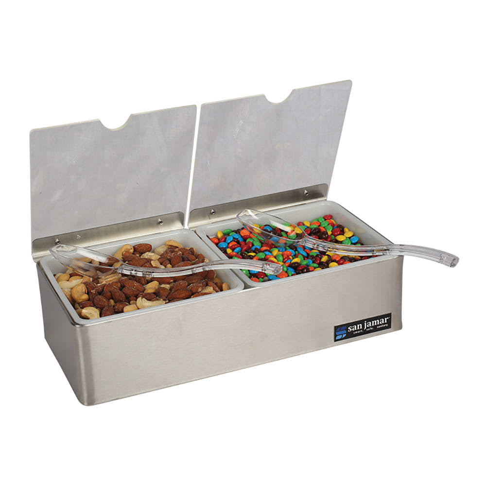 2 Quart Condiment Center with Notched Lids T807106