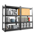 Adjustable 4-Tier Metal Heavy Duty Shelving, 2 Pack E4014