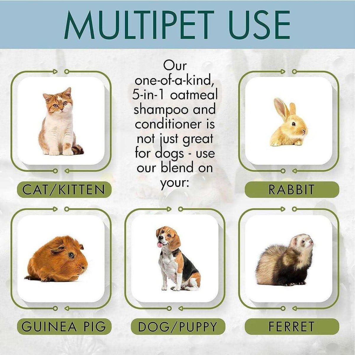 Oatmeal Dog Shampoo & Conditioner G2440