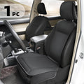 2PC Beige Faux Leather Car Seat Covers O906224