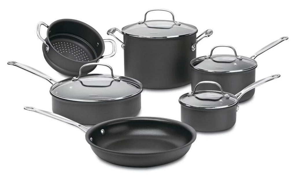 Nonstick Hard-Anodized 10-Piece Cookware Set Y73078