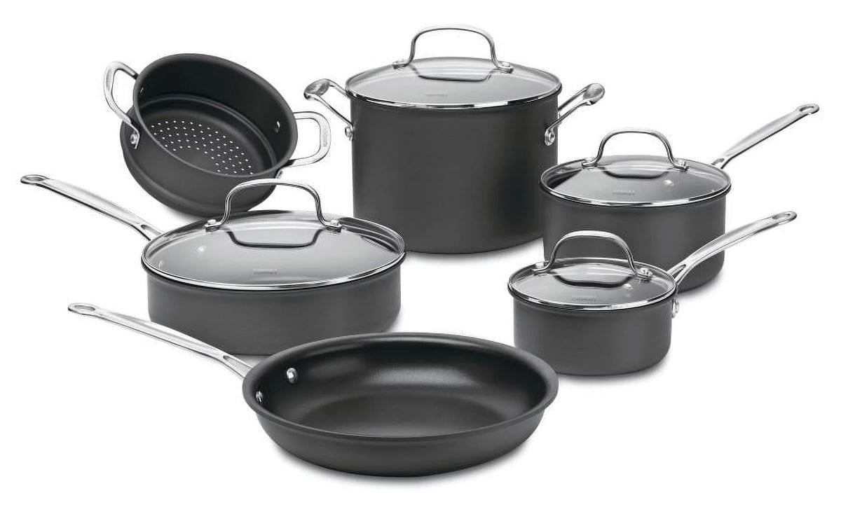 Nonstick Hard-Anodized 10-Piece Cookware Set Y73078