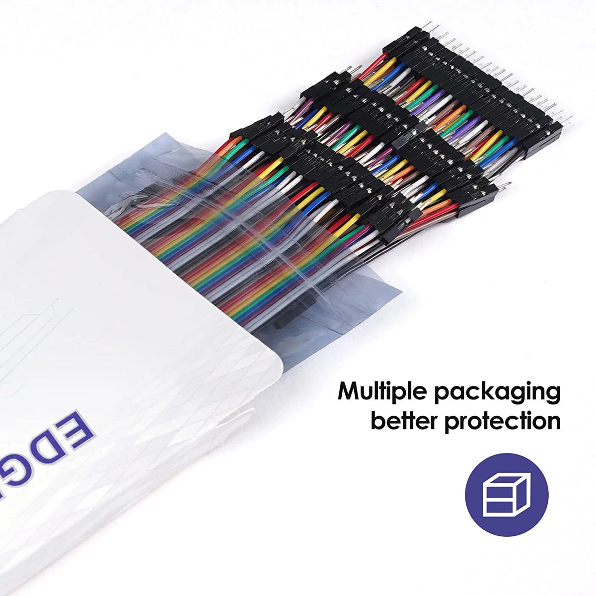 20cm Multicolored Breadboard Jumper Wires Male to Male I522119