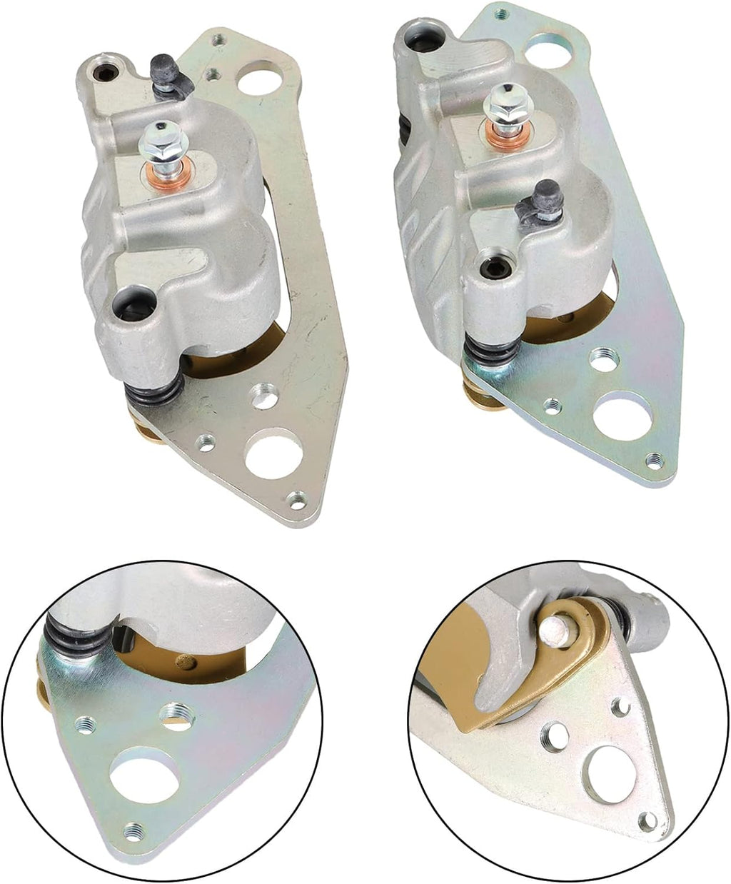 Front Left Right Brake Calipers with Pads U85431