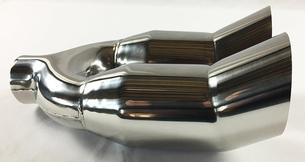 Stainless Steel Slant Exhaust Tip Pack of 2 Q1542
