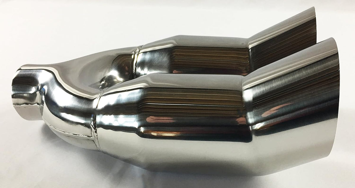 Stainless Steel Slant Exhaust Tip Pack of 2 Q1542