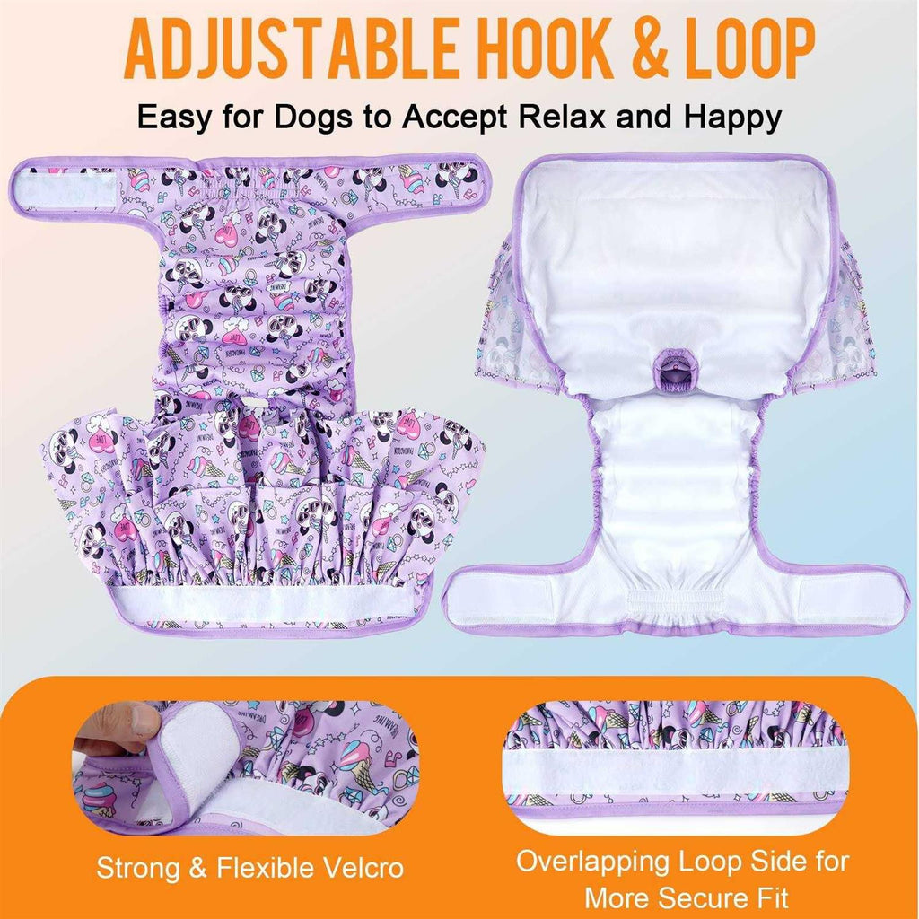 Washable Female Dog Diapers 3 Pack Reusable R9467