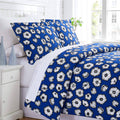 Blue 3 pc. Duver Cover Set Y864