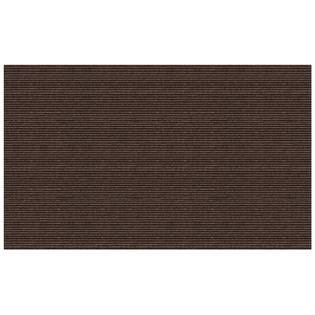 Double-Ribbed Carpet with Skid-Resistant Rubber Backing - Bittersweet Brown 6' x 35' R86203