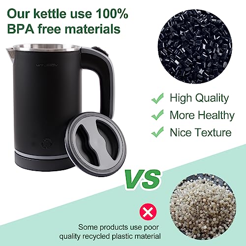 0.8L Stainless Steel Electric Kettle with Auto Shut-off A291