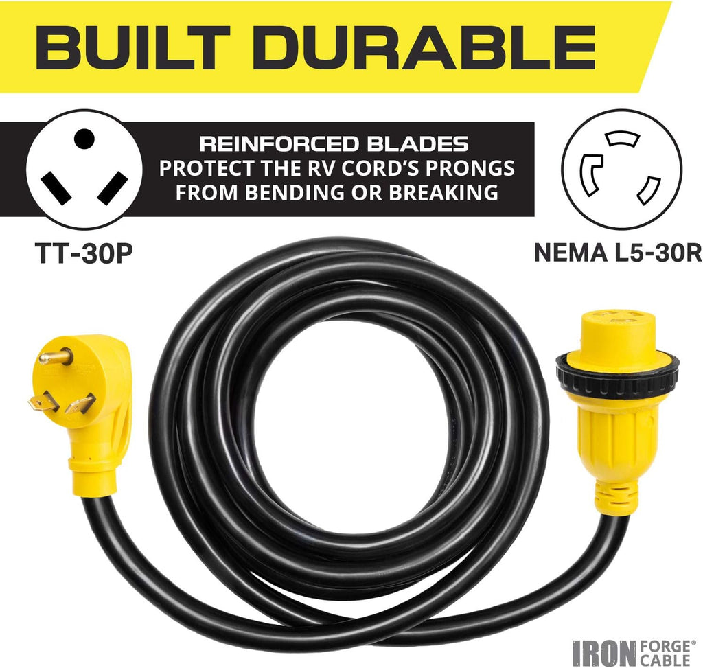 30 Amp 15 Ft RV Extension Cord A92567