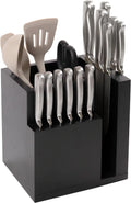 Bamboo Magnetic Knife Block and Cooking Utensil Holder T761354