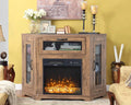 Oak Brown Corner TV Stand O6798