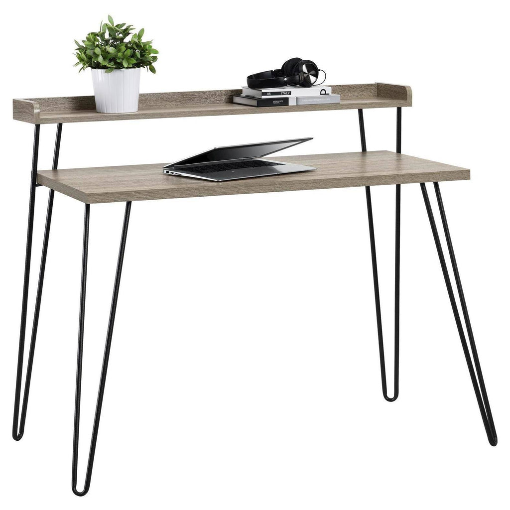 Retro Desk with Riser Sonoma Oak G673899