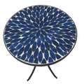 14 in. Round Mosaic Side Table B9058