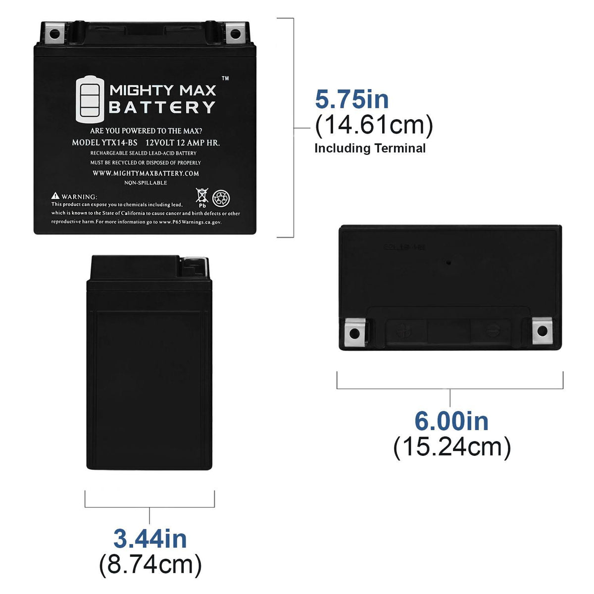 Ytx14-bs Battery 4 Pack G759968
