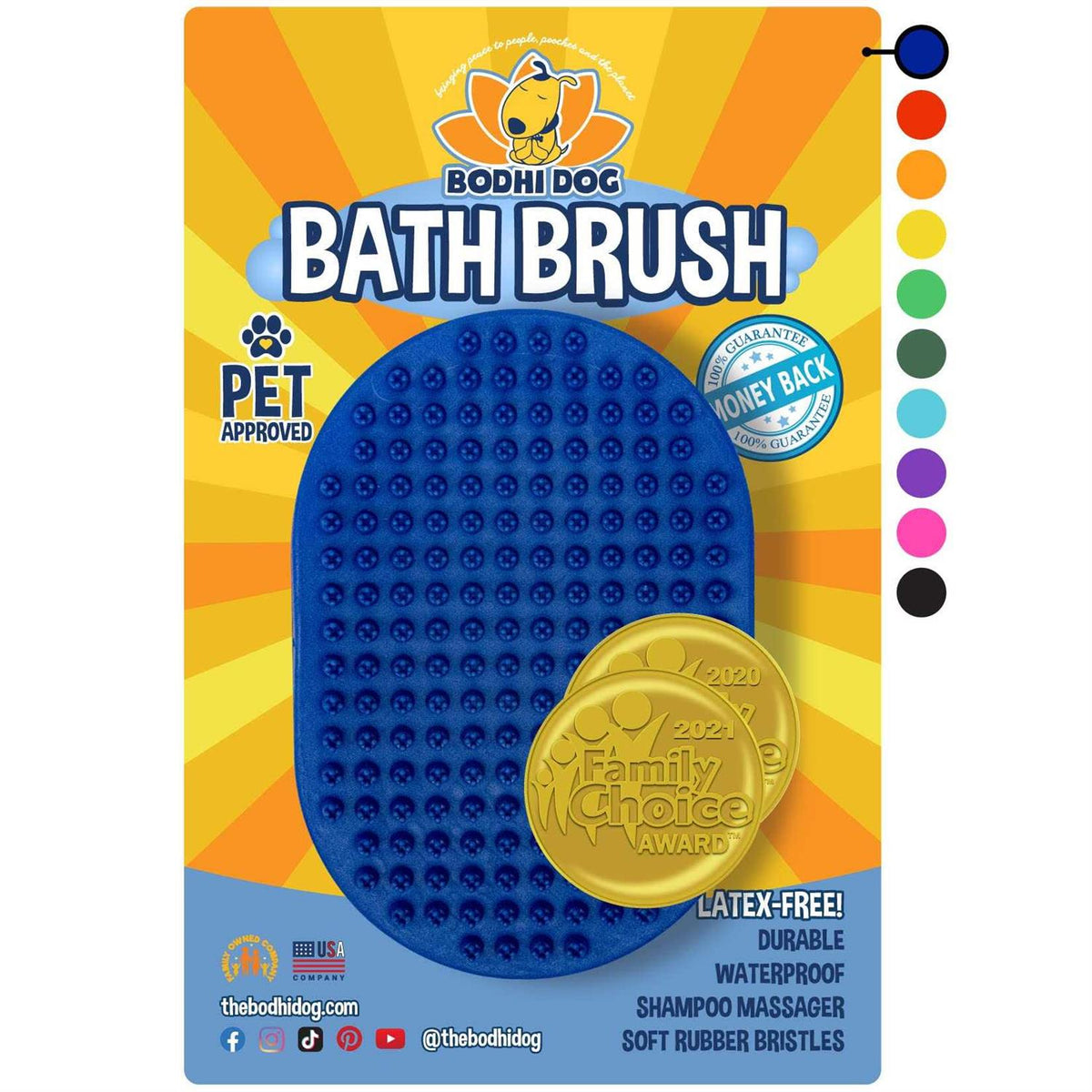 Pet Grooming Shampoo Brush N4170