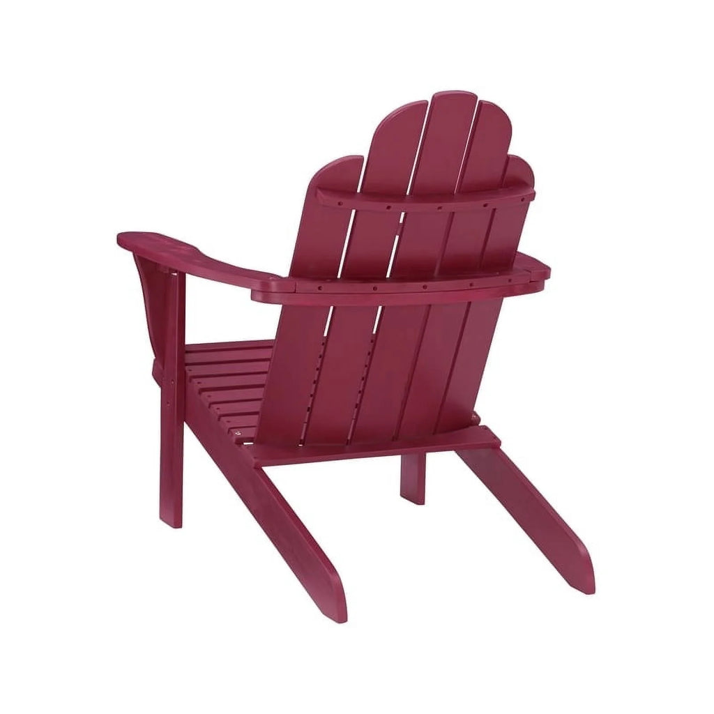 Red Wood Outdoor Chair with Arm Rests X103103