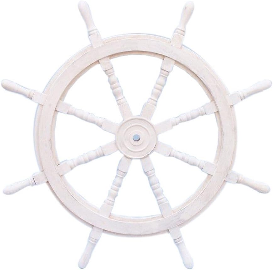 Decorative Wood and Brass Ship Wheel 24 Pack of 2 H851