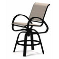 26x22 Patio Bar Stool Textured Black Natural X774961