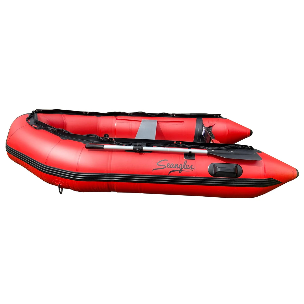 Inflatable Boat 4 Person Aluminum Floor Heavy Duty Saltwater Fishing Boat Z428