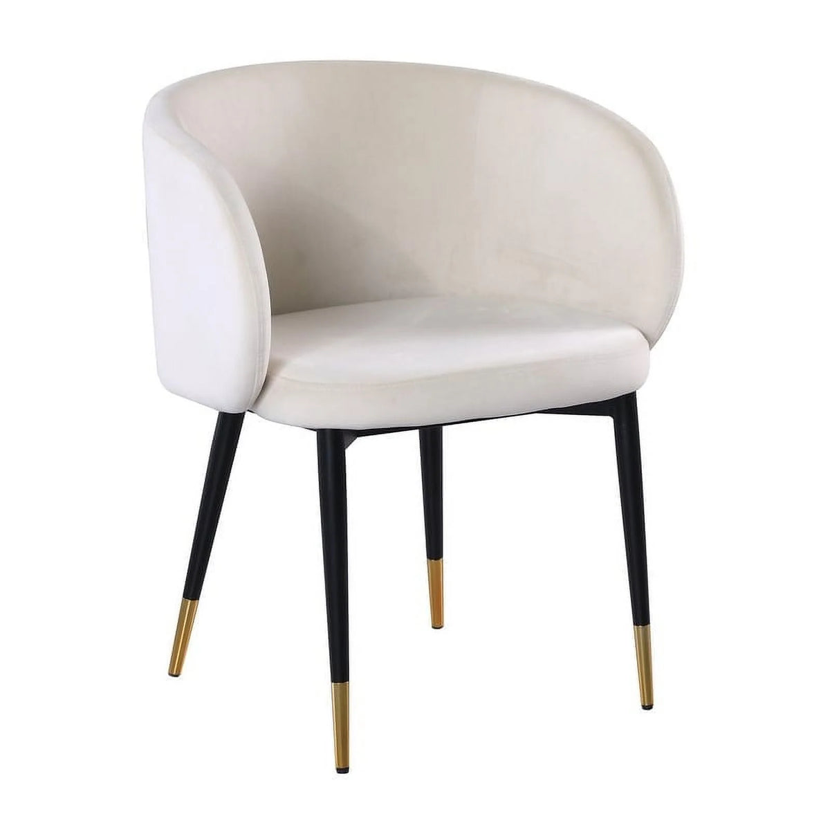 Gray Velvet Upholstered Side Chair J693282