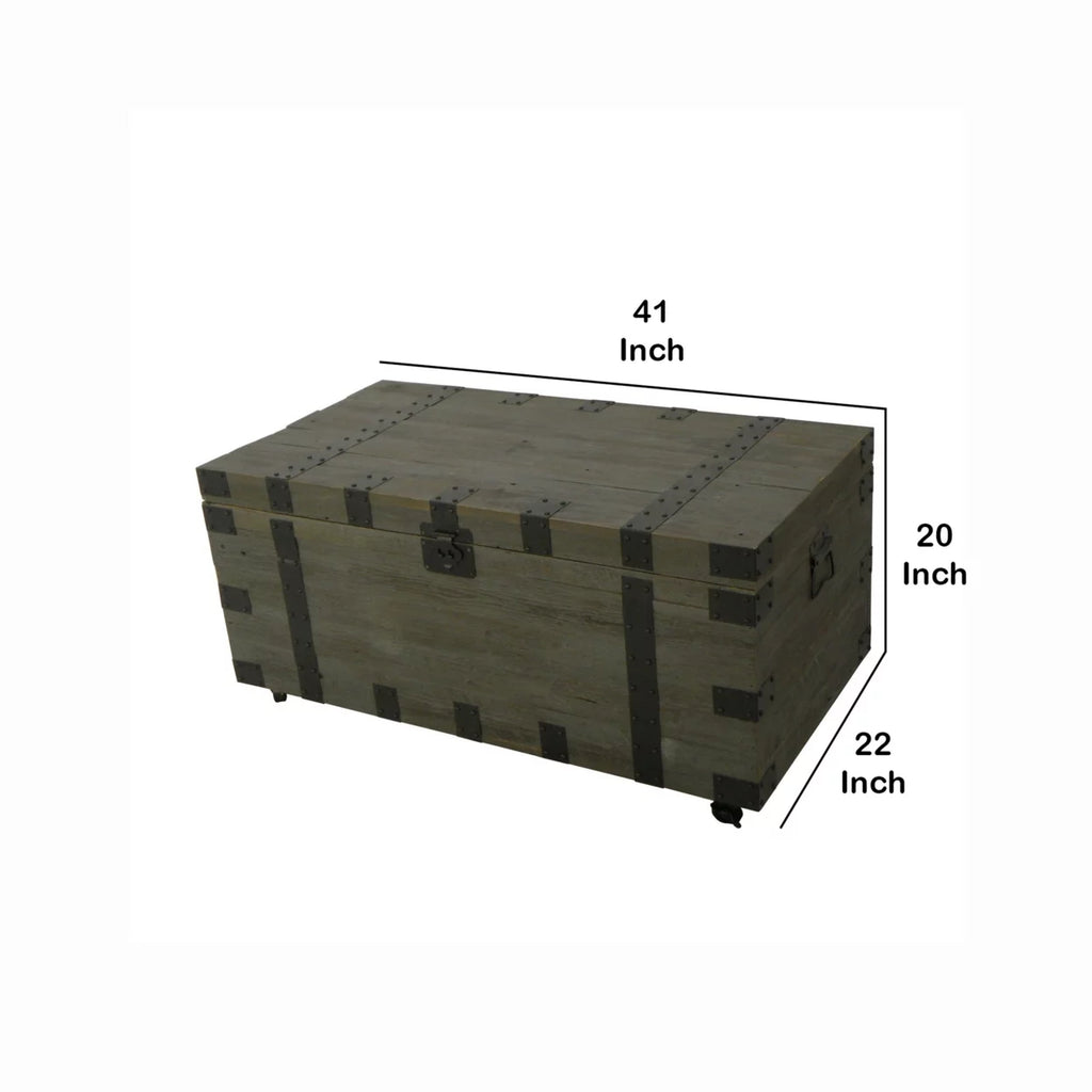 41 Inch Storage Accent Coffee Table S9168