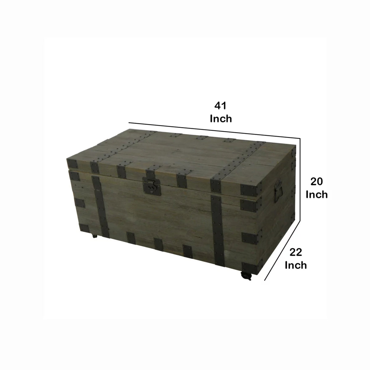 41 Inch Storage Accent Coffee Table S9168