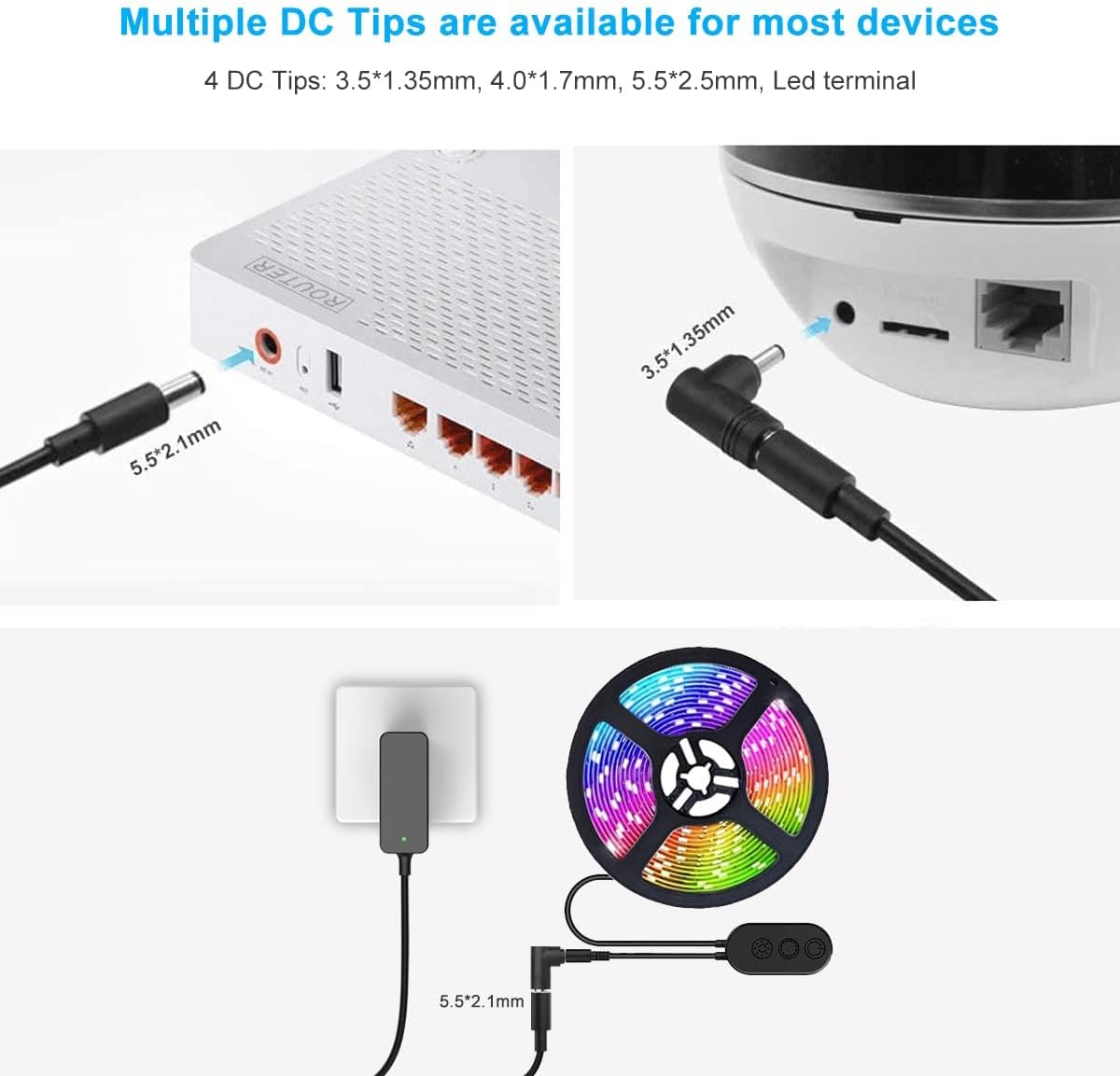 12V External Hard Drive Power Cable C3650