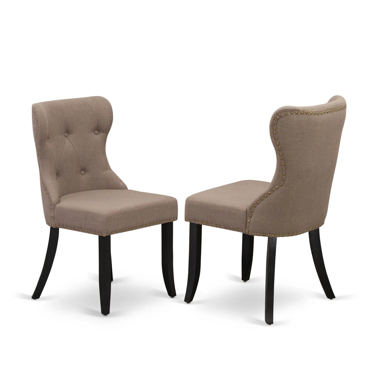 6-Piece Dining Table Set with Tufted Chairs and Bench Y130