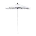 7.5& Fiberglass Market Umbrella White Bronze Olefin S17746