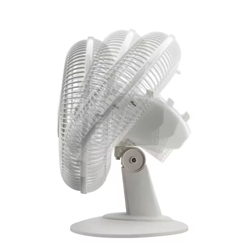 White 3 Speed Oscillating Table Fan N669739